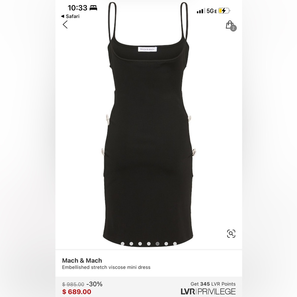 Mach & Mach shortened dress - Picture 7 of 10